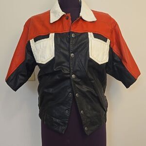 Ed Don Heath Black Leather Jacket